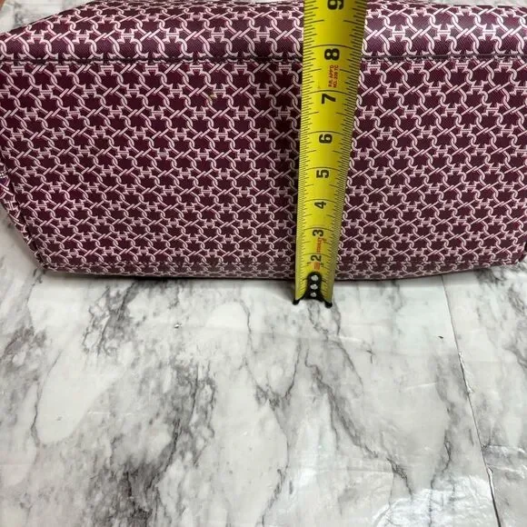 Kate Spade New York Spade Link Tote Large Bag zip pink saffiano pvc leather - Picture 5 of 11